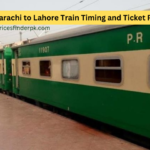 Karachi to Lahore train timing and ticket price at platform – Latest schedule and fare details.