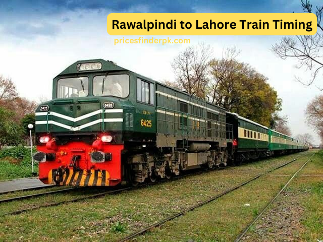 Rawalpindi to Lahore Train Timing – View the latest train schedule for hassle-free travel.